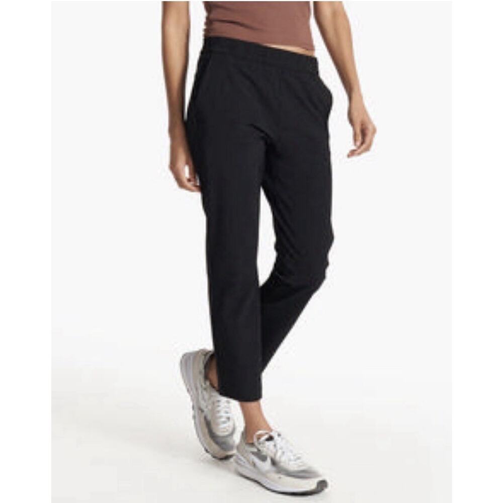 Vuori Womens Miles Ankle Pant XS Black Stretch Casual Lightweight VW404 Travel